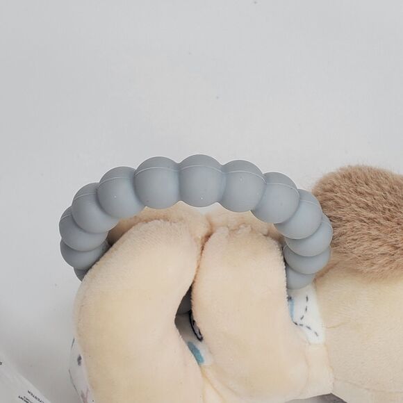 Mary Meyer Soft Baby Rattle with Soothing Teether Ring, 6-Inches, Parky Puppy - Picture 5 of 8